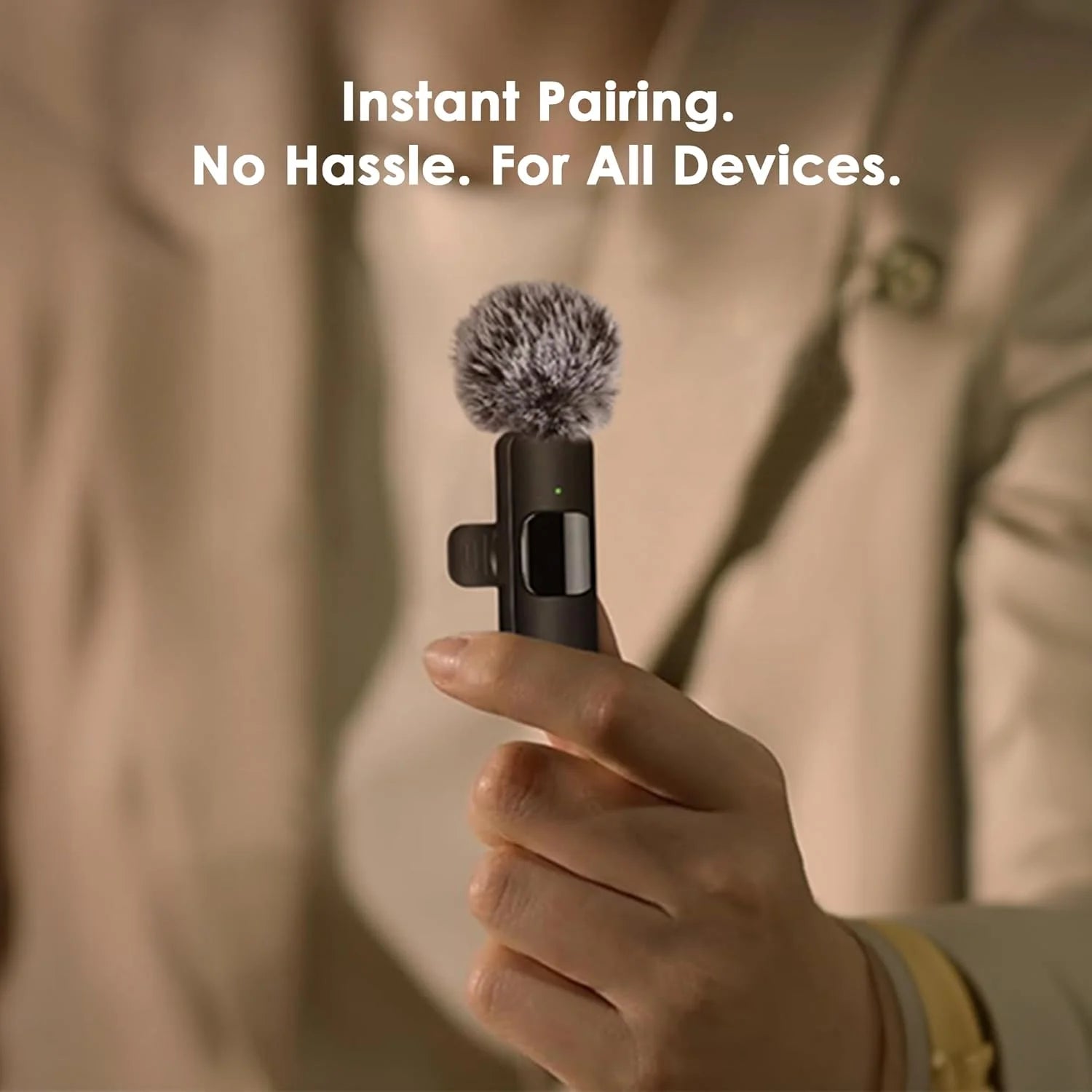 Wireless Lavalier Microphone for Iphone and Android