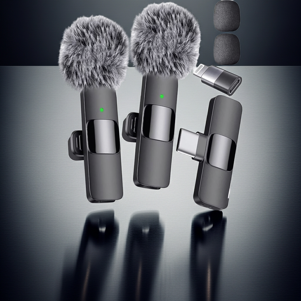 Wireless Lavalier Microphone for Iphone and Android