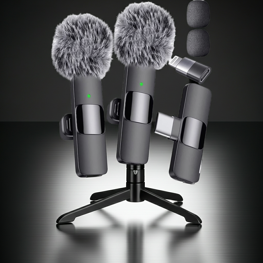 Wireless Lavalier Microphone for Iphone and Android